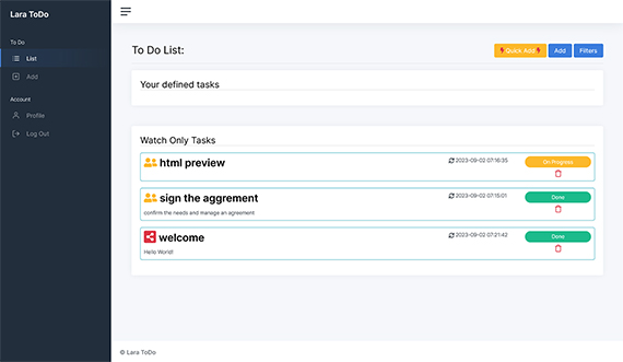 shared tasks